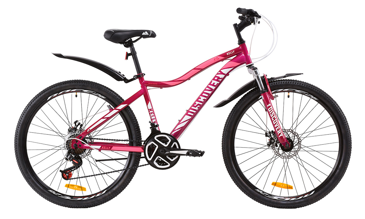 Фотография Велосипед Discovery 26" KELLY DD (2020) 2020 Фиолетово-розовый